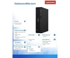 Stacionarus kompiuteris Lenovo ThinkCentre M90s Gen 6 Intel Core Ultra 5 245 16 GB DDR5-SDRAM 512 GB SSD Windows 11 Pro SFF PC Juodas