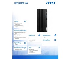 Stacionarus kompiuteris MSI PRO DP180 14A-878EU Intel Core i5-14400 16GB 512GB W11P