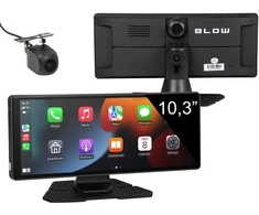 Blow Belaidė „Carplay 5.0“ multimedijos stotelė su vaizdo įrašymo įrenginiu ir galinio vaizdo kamera