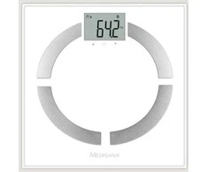 Analitinės svarstyklės, prijungiamos su „Medisana BS 444“ iki 8 vartotojų | „Bluetooth“ | baltos