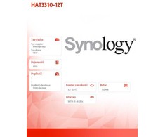 Synology Dysk hdd 12tb hat3310-12t sata 3,5 cala 512e 7,2k