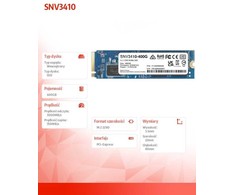 Synology Dysk ssd sata 400gb m2 2280 snv3410-400g