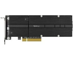 Šakotuvas Synology m2d20 ssd m.2 pci-e 3.0 x8 nvme išplėtimo plokštė
