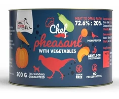 SYTA MICHA Chef fazanas with vegetables Mono - wet dog food - 200g