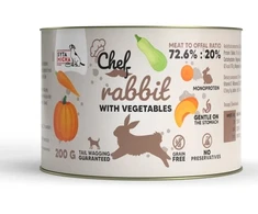 SYTA MICHA Chef triušiena with vegetables Mono - wet dog food - 200g