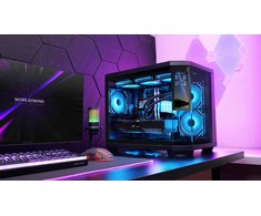 tacens Mars Gaming MC3TCORELCDM computer case Mini Tower Juodas
