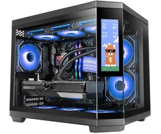tacens Mars Gaming MC3TCORELCDM computer case Mini Tower Juodas