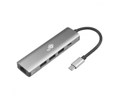 TB Adapteris usb c - rj45 3xusb a 3.0, usb c