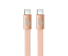 TB Kabelis usb c - usb c 1m płaski brzoskwiniowy