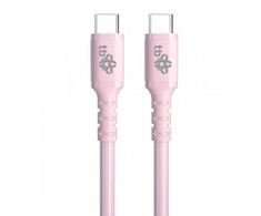 TB Touch TB Kabelis USB C - USB C 60W żelowy 1m rožinė