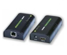 Techly HDMI plėtinys / skirstytuvas per vytos poros kat.5e/6/6a/7 iki 120 m, per IP, juoda