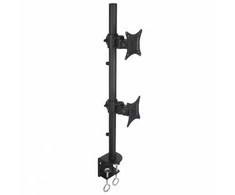 Techly LCD/LED stalinis laikiklis 13-27 colių, dvigubas, juodas