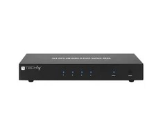 Techly 101935 KVM Switch 4/1 DisplayPort/USB 4K 30Hz, USB šakotuvas