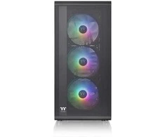 Thermaltake Korpusas - s200 grūdintas stiklas argbx3 juodas