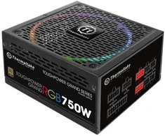 Thermaltake Toughpower grand rgb 750w modulinis (80+ aukso, 4xpeg, 140mm)