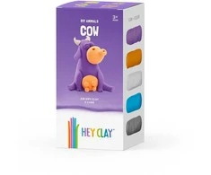 Tm Toys Hey Clay Plastikinė masė Karvė MN003PCS
