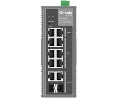 Šakotuvas TP-Link Omada 10 prievadų gigabito pramoninis lengvai valdomas komutatorius su 6 prievadų PoE+ ir 2 prievadų PoE++