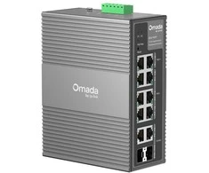 Šakotuvas TP-Link Omada 10 prievadų gigabito pramoninis lengvai valdomas komutatorius su 6 prievadų PoE+ ir 2 prievadų PoE++