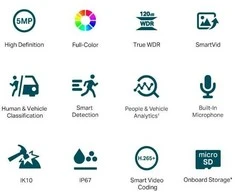 Tp-link vigi c250 kopułowa kamera bezpieczeństwa ip wewnętrz i na wolnym powietrzu 2880 x 1620 px sufit