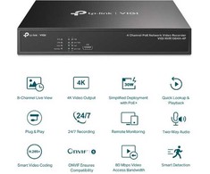 TP-Link Rejestrator vigi nvr1004h-4p 4 kanały