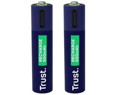 Trust Baterie akumulatory 2 sztuki aaa usb-c