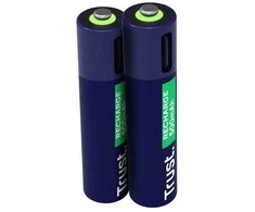 Trust Baterie akumulatory 2 sztuki aaa usb-c