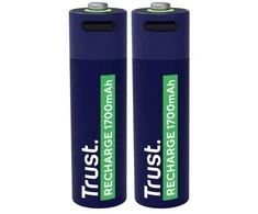 Trust Baterie akumulatory aa usb-c 2 sztuki