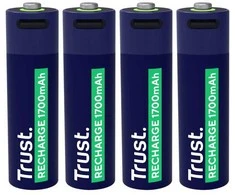 Trust Baterijos aa usb-c įkraunamos 4 vnt