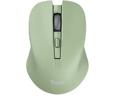 Pelė trust mydo silent wireless žalias