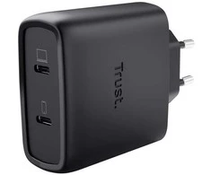 Trust Įkroviklis maxo gan 65w 2xusb-c juoda
