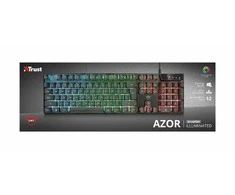 Trust GXT835 Azor žaidimų klaviatūra su foniniu apšvietimu
