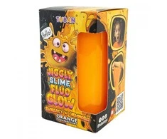 Tuban Jiggly Slime - Tamsoje švytintis gleivės - Oranžinis (430 g)