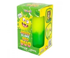 Tuban Jiggly Slime - Gleivės - Neoninis Duetas - Geltona-Žalia (430 g)
