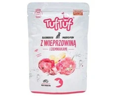TufTuf Šunų Maistas - TUF TUF Kiauliena ir Bulvės Drėgnas 300g Be Gliuteno 9.2% Baltymų