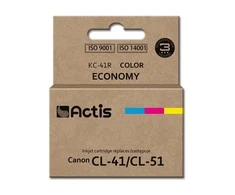 Rašalo Kasetė - Actis KC-41R Pakeitimas Canon CL-41/CL-51 Standartinė Išeiga Spalvotas