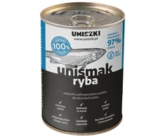 UNISZKI UNIsmak žuvis – drėgnas ėdalas šunims – 400g