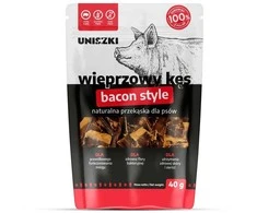 UNISZKI Kiaulienos kąsnelis – skanėstas šunims – 40 g