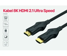 Unitek hdmi 2.1 4k 120hz kabelis; 8k60hz; c11060bk-3m