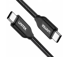 Unitek Kabelis usb typ-c - usb typ-c c14059bk , maitinimo tiekimas, 2m, m/m