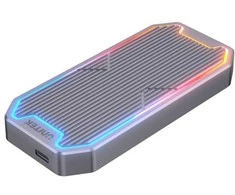 Unitek Obudowa dysku ssd m.2 nvme/sata 10gbps, rgb; s1210b