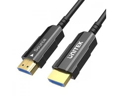 Unitek optinis kabelis hdmi 2.0 aktyvus optinis kabelis 4k 60hz 20m