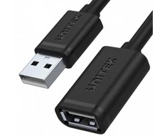 UNITEK Y-C447GBK Unitek USB plėtinio keitiklis USB2.0 AM-AF, 0,5m Y-C447GBK