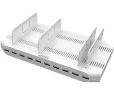 Unitek Įkrovimo stotelė 10xUSB 2.4A, 96W; y-2172