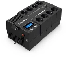 CyberPower UPS avarinis maitinimo šaltinis br700elcd-fr 700va/420w avr/lcd/8xfr/1xusb/rj11/rj45