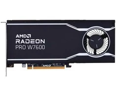 Vaizdo plokštė AMD GPU W7600 8GB GDDR6 128bit, 20Tflops, 4x DP 2.1, aktyvus ventiliatorius, RDNA3