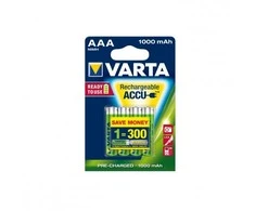 Varta Akumuliatorius r3 1000 mah 4vnt. paruoštas 2 naudojimui