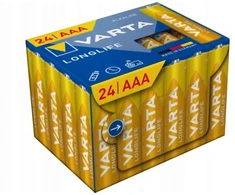Varta Bateria r3(aaa) longlife power 24szt. new