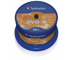 Verbatim Dvd-r 16x 4.7gb 50p cb 43548