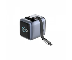 Verbatim Įkroviklis smart mini gan 70w wysuwany kabelis usb-c eu, uk, usa