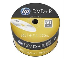 Verbatim HP DVD+R, DRE00070-3, 69305, 4.7GB, 16x, bulk, 50-pack, bez możliwości nadruku, 12cm, do archiwizacji danych